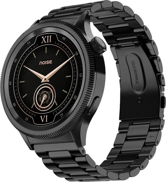 Noise Halo 2 1.43" AMOLED, Rotating Axe-Cut Bezel, Stainless Steel Build, BT Calling Smartwatch