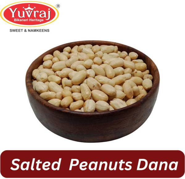 Yuvraj Food Product Roasted Peanuts Salted ( Without skin ) 400 gm pack