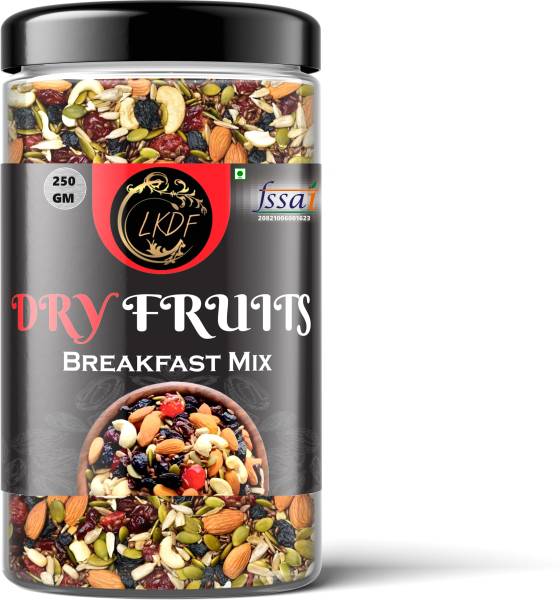 LKDF Mix Dry Fruits & Nuts, Healthy Nutmix, Trail Mix, dryfruit-250gm