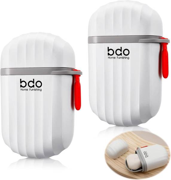 Zeinwap 2 Pc Travel Soap Holder, Portable Soap Dish for Home, Outdoor Hiking and Camping