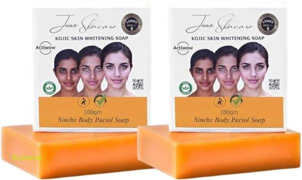 Jiore Skincare Sinche Kojic Soap for Skin Repair & Whitening for Women & Men Combo Set