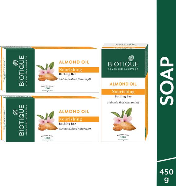 BIOTIQUE Almond Oil Nourishing Body Soap