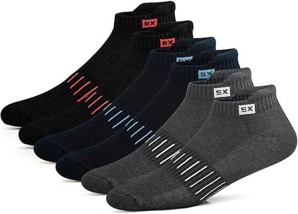 Supersox Real Bamboo Socks Men Solid Ankle Length