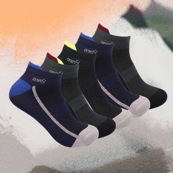 one8 By Virat Kohli MOISTURE MANAGEMENT Daily-Wear/Running/Gym/Training Ankle Socks Men Ankle Length