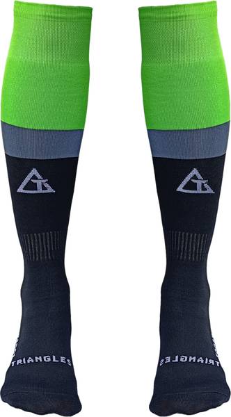 Triangles Sports Hosiery Men & Women Self Design Knee High