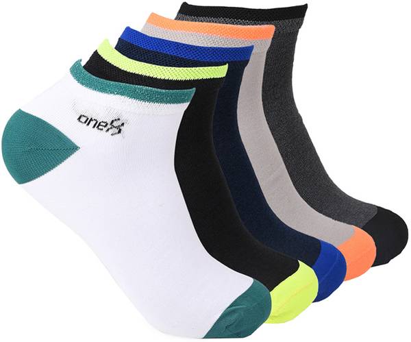 one8 By Virat Kohli MOISTURE MANAGEMENT Daily-Wear/Running/Gym/Training Ankle Socks Men Solid Low Cut