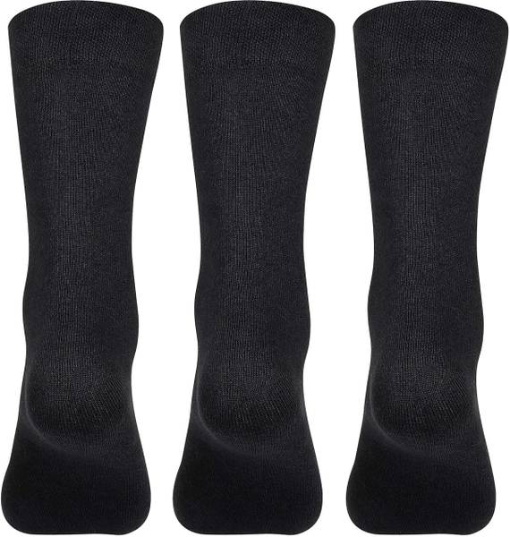 FATON Men Solid Calf Length
