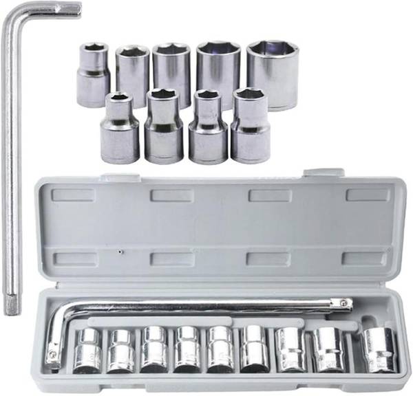 ValueShop 10 Pieces Hand Tools Wrench Set Spanner Set Tool Kit Socket Set