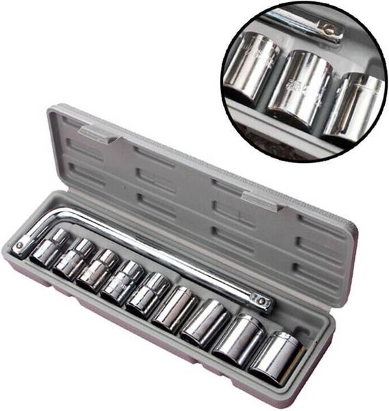 ValueShop 10 Pieces Hand Tools Wrench Set Spanner Set Tool Kit Socket Set