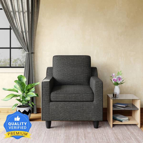 Godrej Interio Candour Fabric 1 Seater Sofa