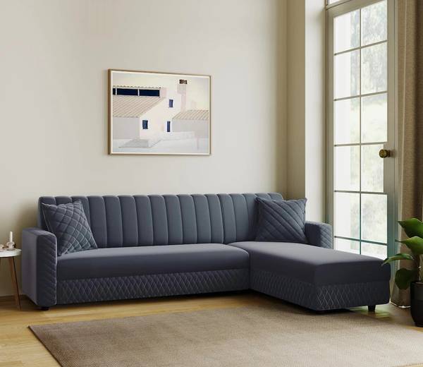 RM HOME Oliver RHS Fabric 6 Seater Sofa - Price History