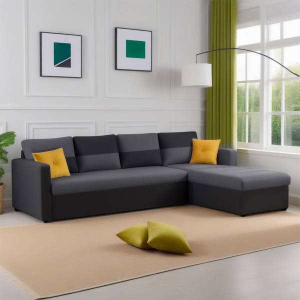 Trevi Bliss E2O RHS 6 Seater Sectional Sofa In Fabric 6 Seater Sofa