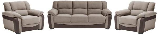 Wakefit Lumara Leather 3 + 1 + 1 Sofa Set