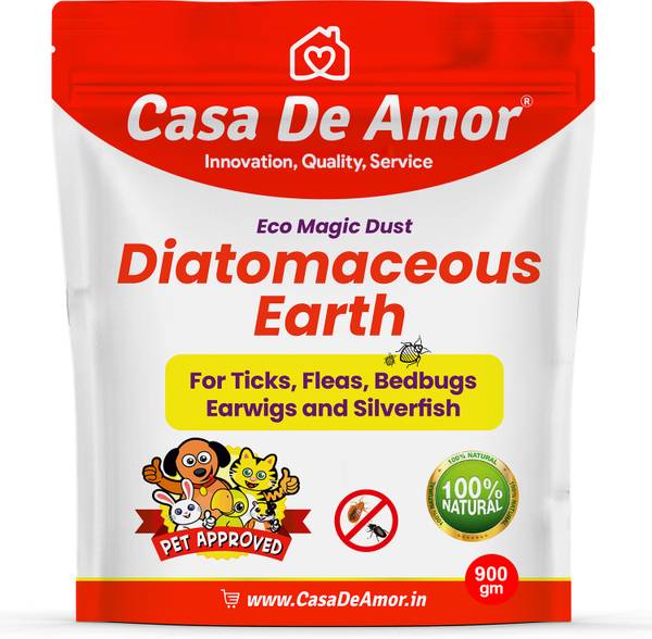 Casa De Amor Eco Magic Food Grade Diatomaceous Earth Effective Organic Eco Friendlly Safe Pest Control 900g Manure