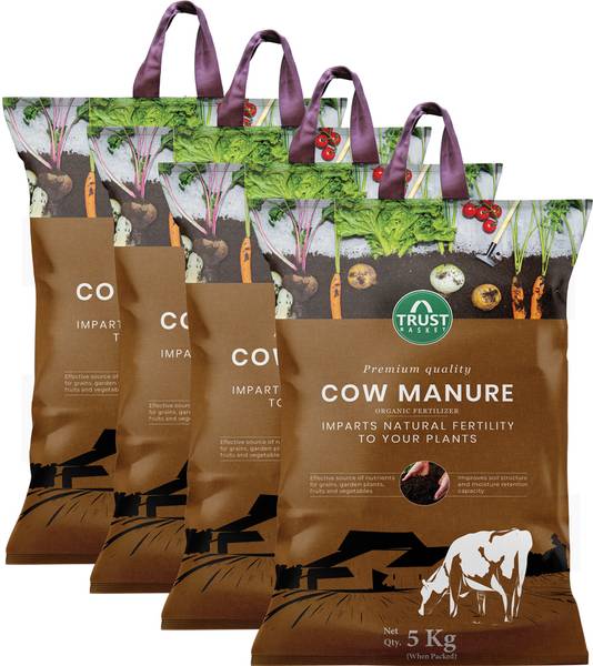 TrustBasket Cow Manure for Plant -20 KG Manure