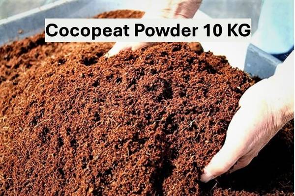 WALK GARDEN 10 KG 100% Organic Loose Ready to use Low EC Cocopeat Potting Mixture