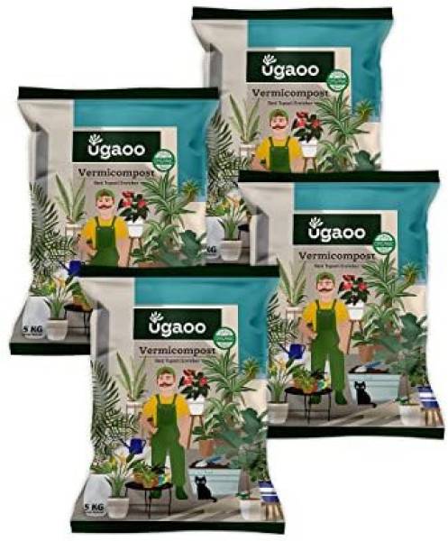 Ugaoo Vermicompost for Plants 20 Kg - Organic Fertilizer & Manure |Powder Fertilizer
