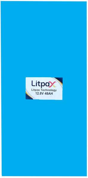 Litpax 12.8V-48AH Lithium Phosphate Battery With BMS Lithium Solar Battery