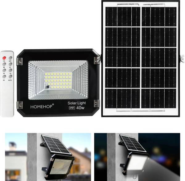Homehop solar flood lights outdoor 40W LED Waterproof Automatic Wall Focus Lamp for Home Solar Light Set