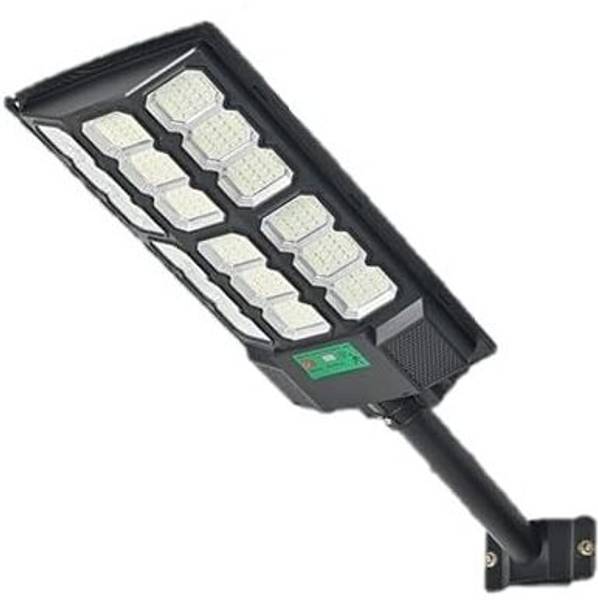 Adiohub Solar Street Light Motion Sensor, 288 LED, 120 W, 6000 K Dusk to Dawn Solar Light Set
