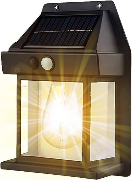 HVG TRADERS Solar Outdoor Garden Wall Light with Sensor Wireless Solar Wall lamp Solar Light Set