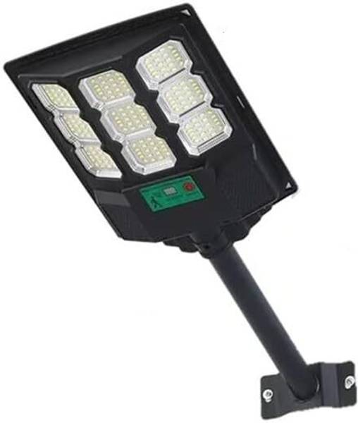 KH Solar Street Light Motion Sensor, 144 LED, 60W, 6000K Dusk to Dawn Solar Flood Solar Light Set