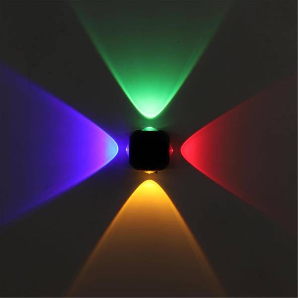 Lynx RGB Changing 4 Way Up Down LED Outdoor Waterproof IP65 Exterior Solar Light Set