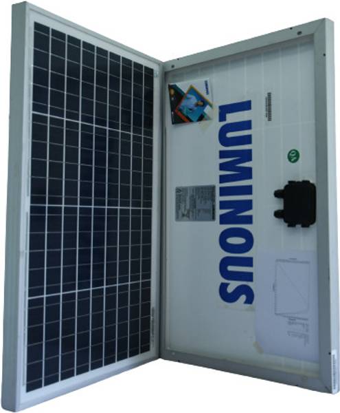 LUMINOUS BIS Certified Polycrystalline 40 Watt Solar Panel For Home (12 Volt) Solar Panel