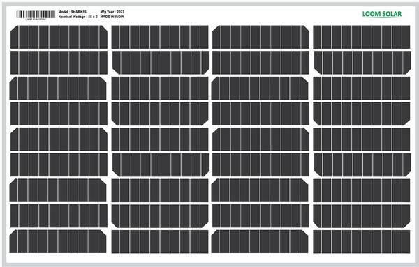 LOOM SOLAR 55 watt - 12 volt Mono PERC Solar Panel