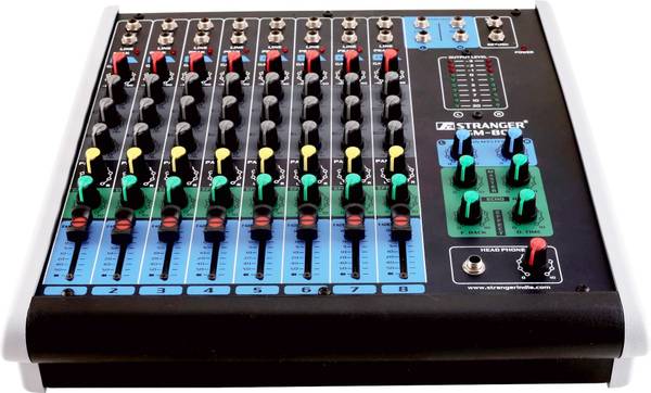 SE STRANGER 8 Channel Live Audio Mixer with Digital Echo Effects SM-800 Analog Sound Mixer Analog Sound Mixer