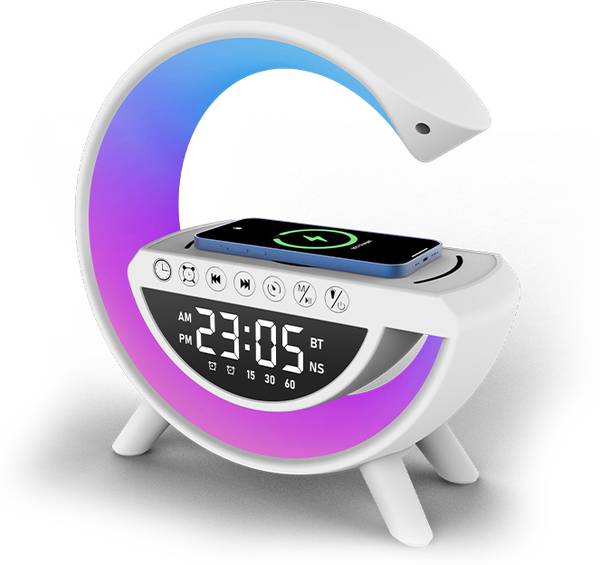 SnapUp Groove G 5W Speaker RGB Lights,Wireless Charging, Alarm Clock, All-In-1 Playback 5 W Bluetooth Speaker