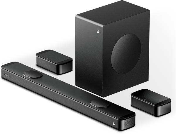boAt Aavante Prime 5.1.2 5050DA, Dolby Atmos, Wireless Satellites, Remote Control 550 W Bluetooth Soundbar