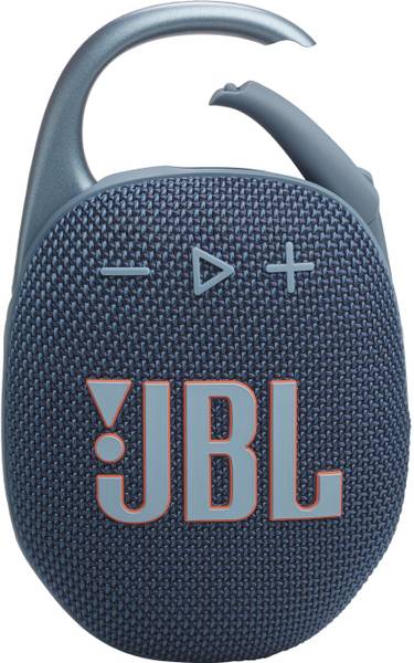 JBL Clip 5 with 12hrs of Playtime,Pro Sound, Integrated Carabiner,Dust & Waterproof 7 W Bluetooth Speaker