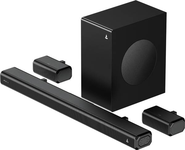 boAt Aavante Prime 5.1 5000D, Cinematic Dolby Audio, EQ Modes, Remote Control 500 W Bluetooth Soundbar