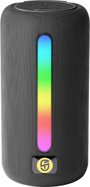 SnapUp Stone MAX Upto 9H TYPE C ACOUSTIC STEREO SOUND RGB 55mm DUAL DRIVER TWS FEATURE 18 W Bluetooth Speaker