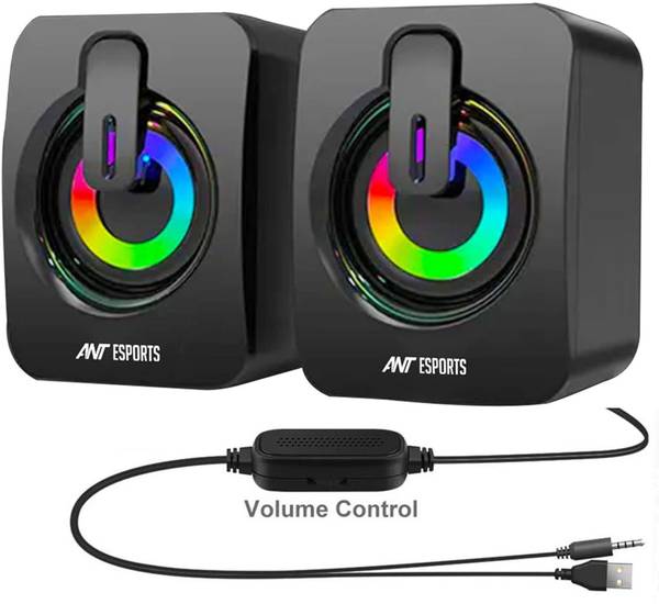 Ant Esports GS170 USB Powered RGB LED Lights 6 W Gaming Speaker