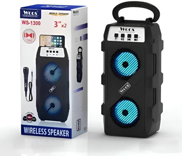 KSD karaoke speaker with microphone inbuilt led 6 W Bluetooth Home Theatre