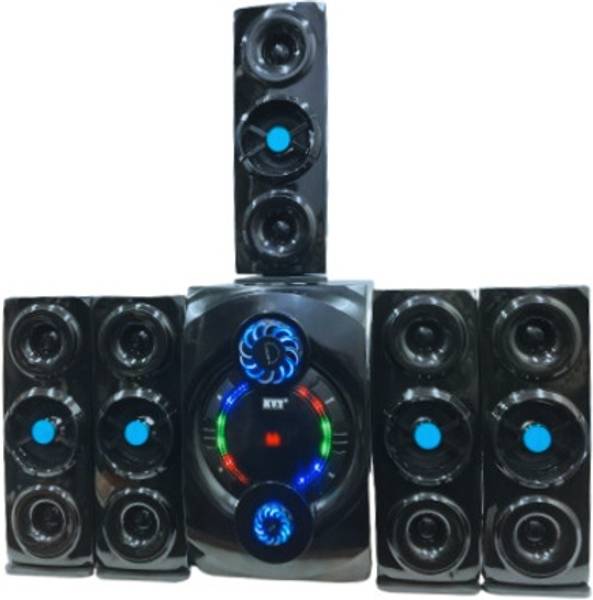 KVY Commando 3 Colour Light Party Speaker 9500 W Bluetooth Home Theatre