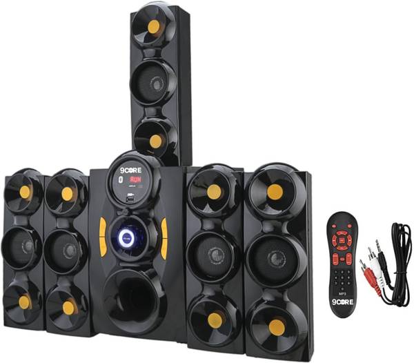 9 CORE HT-JUMBO YELLOW 9500 W Bluetooth Home Theatre