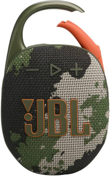 JBL Clip 5 with 12hrs of Playtime,Pro Sound, Integrated Carabiner,Dust & Waterproof 7 W Bluetooth Speaker