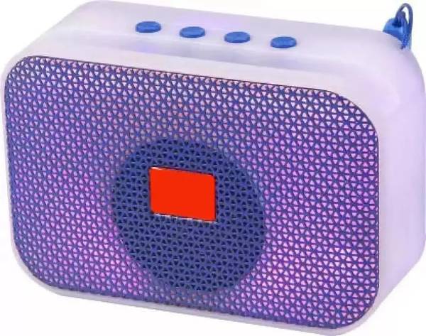 MICROBOTS Portable Wireless Bluetooth Speaker with Deep Bass, Stylish Design (Blue) 10 W Bluetooth Speaker