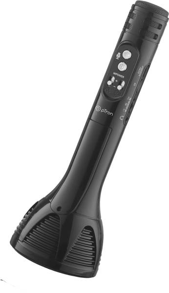 PTron Fusion Sing w/ 5W Wireless Karaoke Mic, 12Hrs Playtime, Record Songs,TWS Feature 5 W Bluetooth Speaker