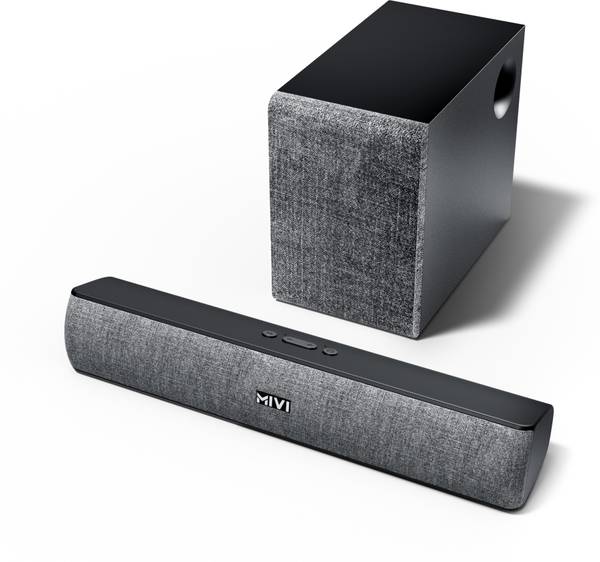 Mivi Fort S36 Soundbar With Subwoofer, 36W, 2.1 Channel, BT V5.3 Sound bar 36 W Bluetooth Soundbar