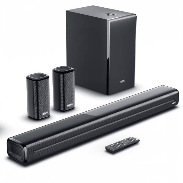 Mivi Fort H550 Soundbar, 550 Watts, 5.1 Channel, Multi-Input and EQ Modes, BT v5.1 550 W Bluetooth Soundbar