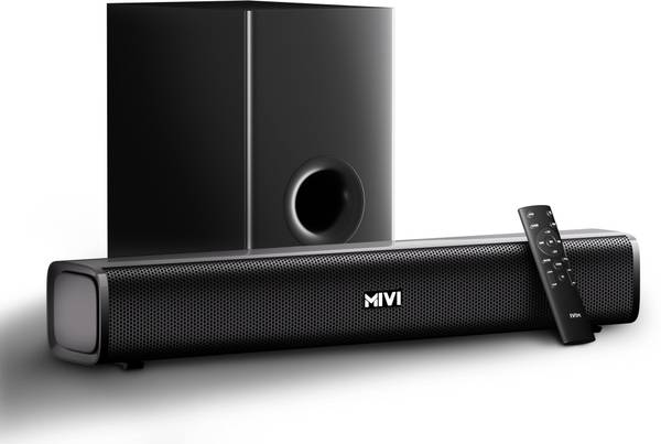 Mivi Fort Sonic 150 Soundbar, 2.1 Channel, Multi-Input & EQ Modes, BT v5.3 150 W Bluetooth Soundbar