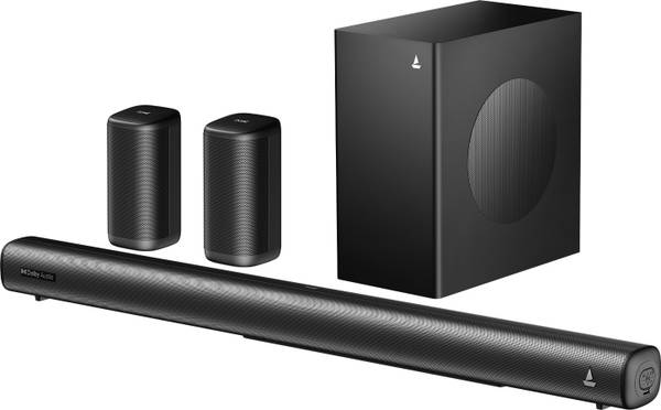 boAt Aavante Prime 5.1 4050D, Dolby Audio, Multi Connectivity & EQ Modes 400 W Bluetooth Soundbar