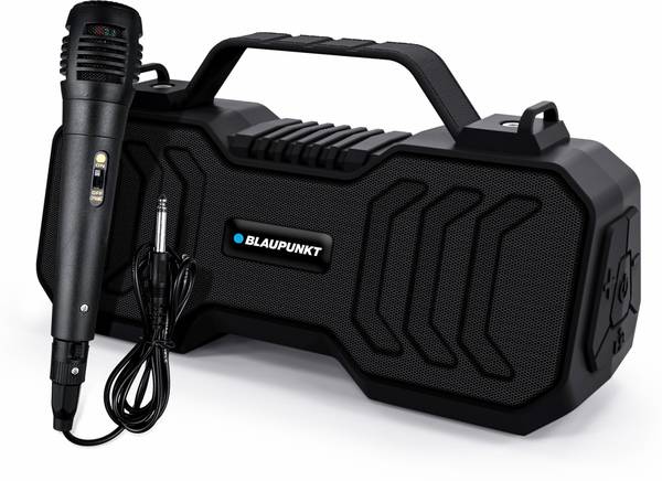 Blaupunkt ATOMIK BB20 Bluetooth Party Speaker I Karaoke + Mice 20 W Bluetooth Party Speaker