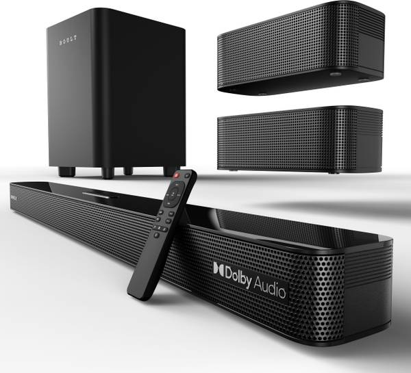 Boult Bassbox X500 Dolby Digital, 500W Power, 5.1 Channel, Dedicated DSP, 3 EQ mode 500 W Bluetooth Soundbar
