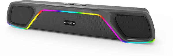 Egate C07 With Flawless Sound, Ambient RGB Light, Call Function, 2000mAh Battery, TWS 18 w Bluetooth Soundbar