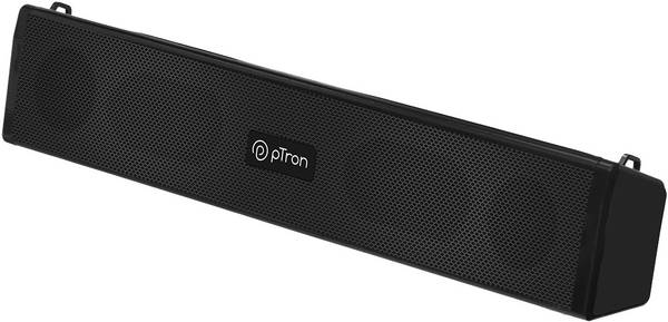 PTron Fusion Wave w/ 16W Stereo Sound, Dual Drivers, Lightweight Portable, TWS Feature 16 W Bluetooth Soundbar